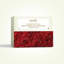 Handcrafted Cold Processed Kashmiri Saffron and Jojoba Soap - 100 gm